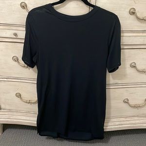 Lululemon black short sleeve shirt. Size 10